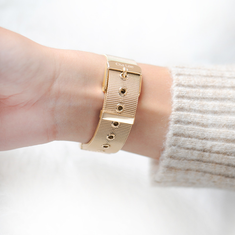 Bracelets interchangeables en maille d'acier inoxydable