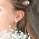 Boucles d'oreilles puces Elsa Lee Paris, deux perles roses de 8mm