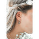 Stylish Grey Earrings