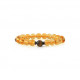 Citrine bracelet with single tiger eye stone by Elsa Lee Paris 