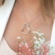 Collier argent rhodié collection Love