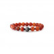 Cornelian Bracelet with its obsidian pearl to harmonise the root chakra.
