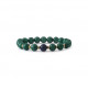 Bracelet Malachite et Lapis Lazuli. Bracelet Feng Shui et de protection vert et bleu