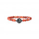 Bracelet Arbre de Vie et Cornaline. Bracelet Feng Shui et protecteur rouge