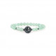 Bracelet Aventurine et charms arbre de vie. Bracelet Feng Shui et protecteur vert