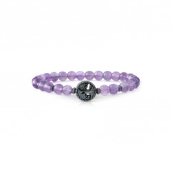 Bracelet Améthyste et Arbre de Vie. Bracelet Feng Shui et protecteur violet par Elsa Lee collection Talisman