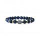 lapis lazuli bracelet buddha protection by Elsa Lee Paris Feng shui bracelet eye chakra