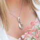 Collier Elsa Lee Paris, motif Infinity en Argent 925