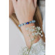 Aquamarine and Lapis Lazuli Bracelet with its unique shades of blue by Elsa Lee Paris 