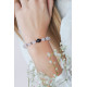 Bracelet Quartz Rose et Améthyste. Bracelet chapelet et pierres naturelles roses et violet