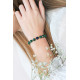 Feng Shui bracelet in green malachite and lapis lazuli for protection. Discover all our bracelet online