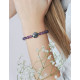 Bracelet Améthyste et Arbre de Vie. Bracelet Feng Shui et protecteur violet par Elsa Lee collection Talisman