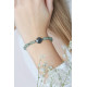 Bracelet Aventurine et charms arbre de vie. Bracelet Feng Shui et protecteur vert