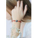 Bracelet Arbre de Vie et Cornaline. Bracelet Feng Shui et protecteur rouge