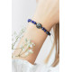 Tree of life and lapis lazuli protection bracelet by Elsa Lee Paris Blue protection bracelet lapis lazuli tree of life hematite