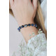 lapis lazuli bracelet buddha protection by Elsa Lee Paris Feng shui bracelet eye chakra