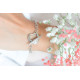 Bracelet argent rhodié collection Love