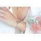Bracelet argent rhodié collection Love