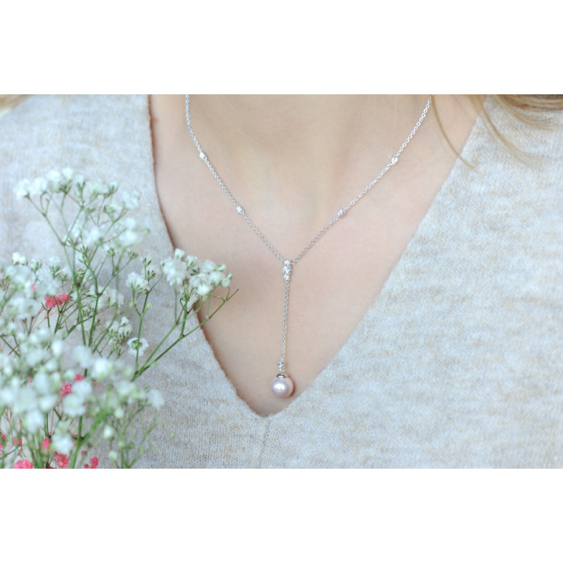 La vie sales en rose necklace