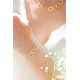 golden bracelet with hammered effect by Elsa Lee Paris gold hammered hoops bracelet in gold silver