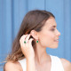 Drop Hoop earrings emerald green traditional design drop earrings green oval cut emerald 