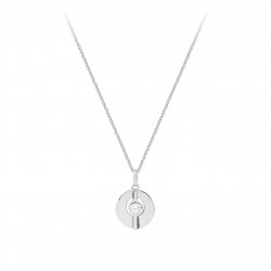 traditional asian coin necklace in silver by Elsa Lee Paris 