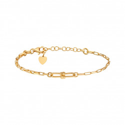 bracelet doré minimaliste cadeau femme bijou idéal chaines dorées asymétriques. bracelet chaîne dorée. 