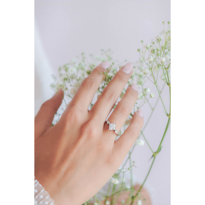Princess Tiara Ring | Princess tiara ring, Womens engagement rings, Unique  engagement rings