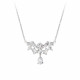 Collier pendentif argent rivière de pierres Elsa Lee Paris