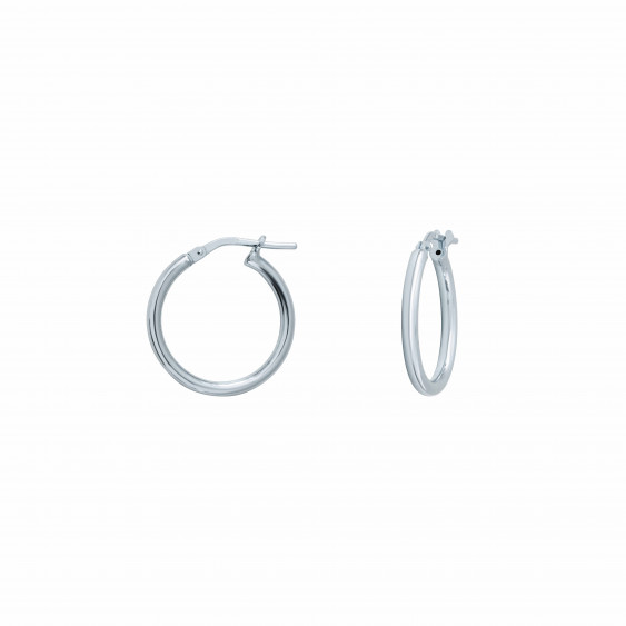 small hoop earrings silver 