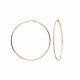 maxi creoles rose gold grandes creoles roses 60mm diametre