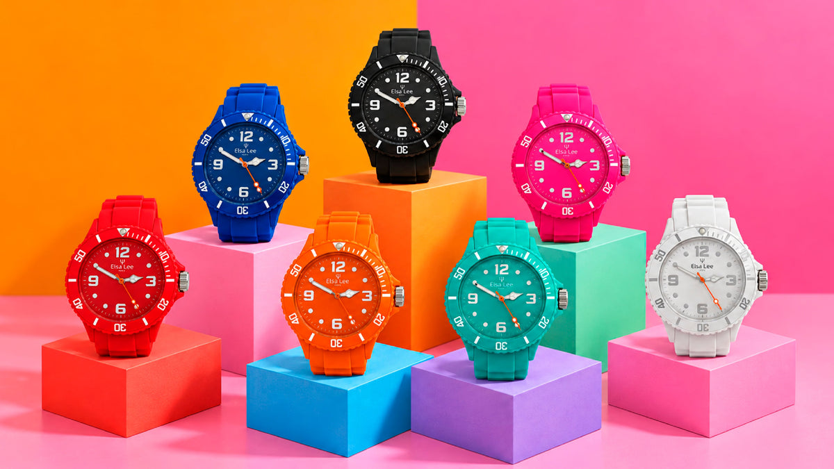 Le temps prend des couleurs : comment porter une montre colorée ?