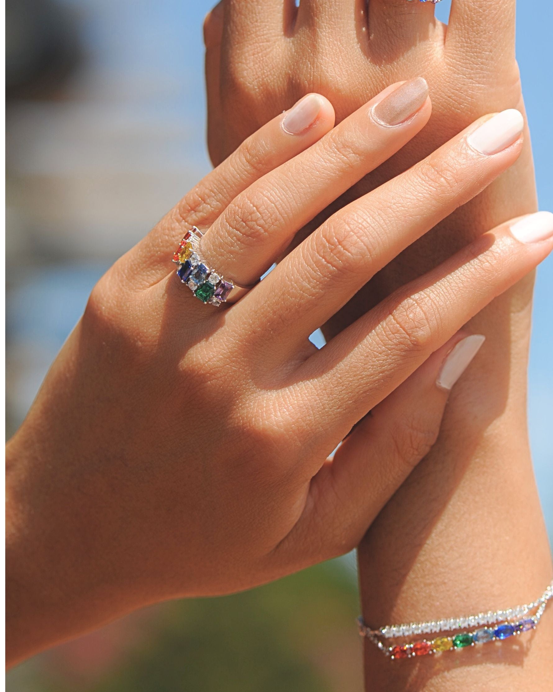 Bague Arc-en-Ciel – Argent 925