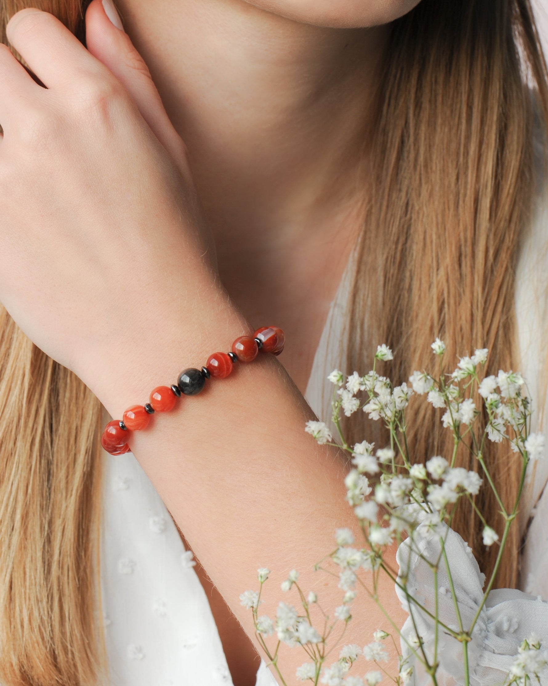 Bracelet Talisman Cornaline