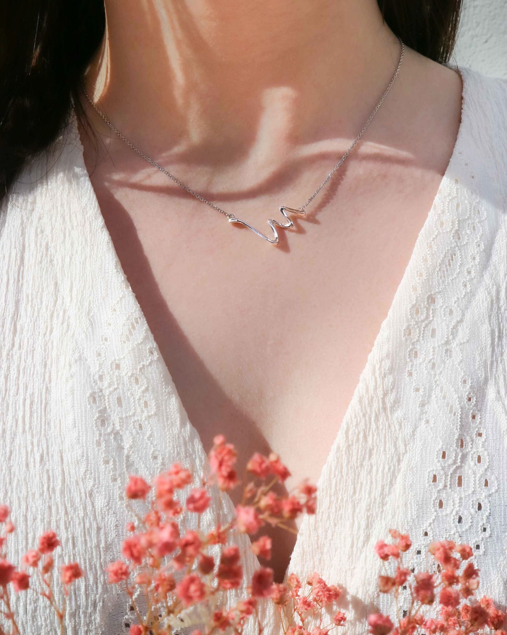 Collier Heartbeat – Argent 925