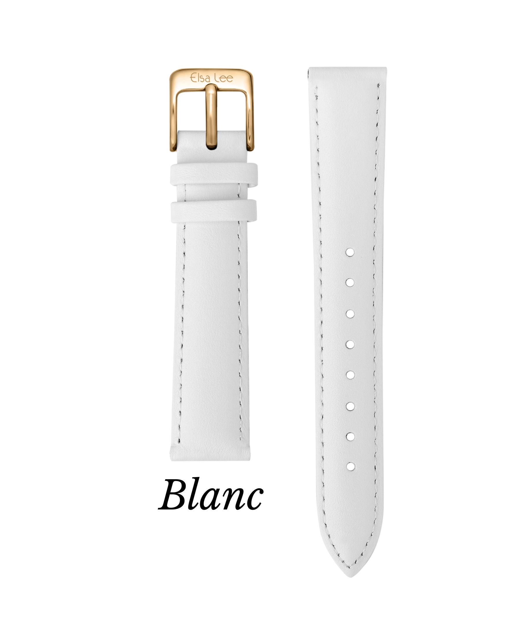 Bracelet Cuir et boucle Interchangeable – Compatible Montres Selene, Gaia, Ariane & Aurore