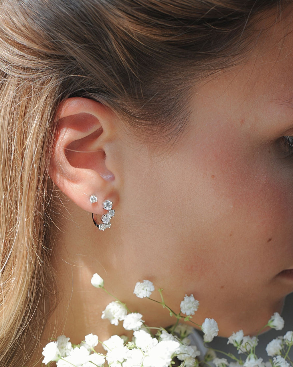 Boucles d’oreilles Capucine – Argent 925