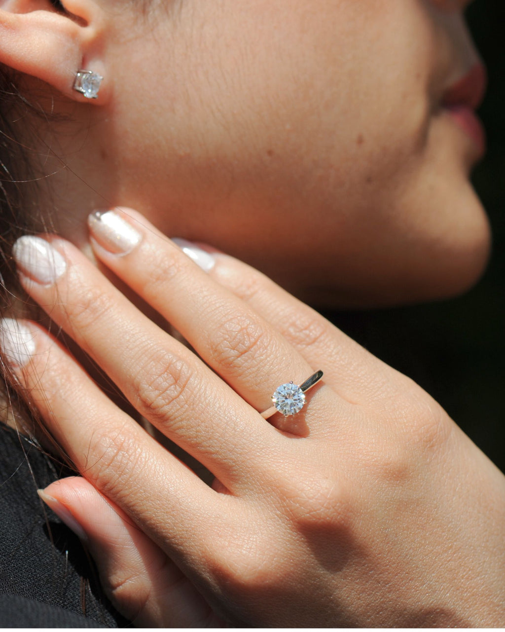 Solitaire Ring – 925 Silver