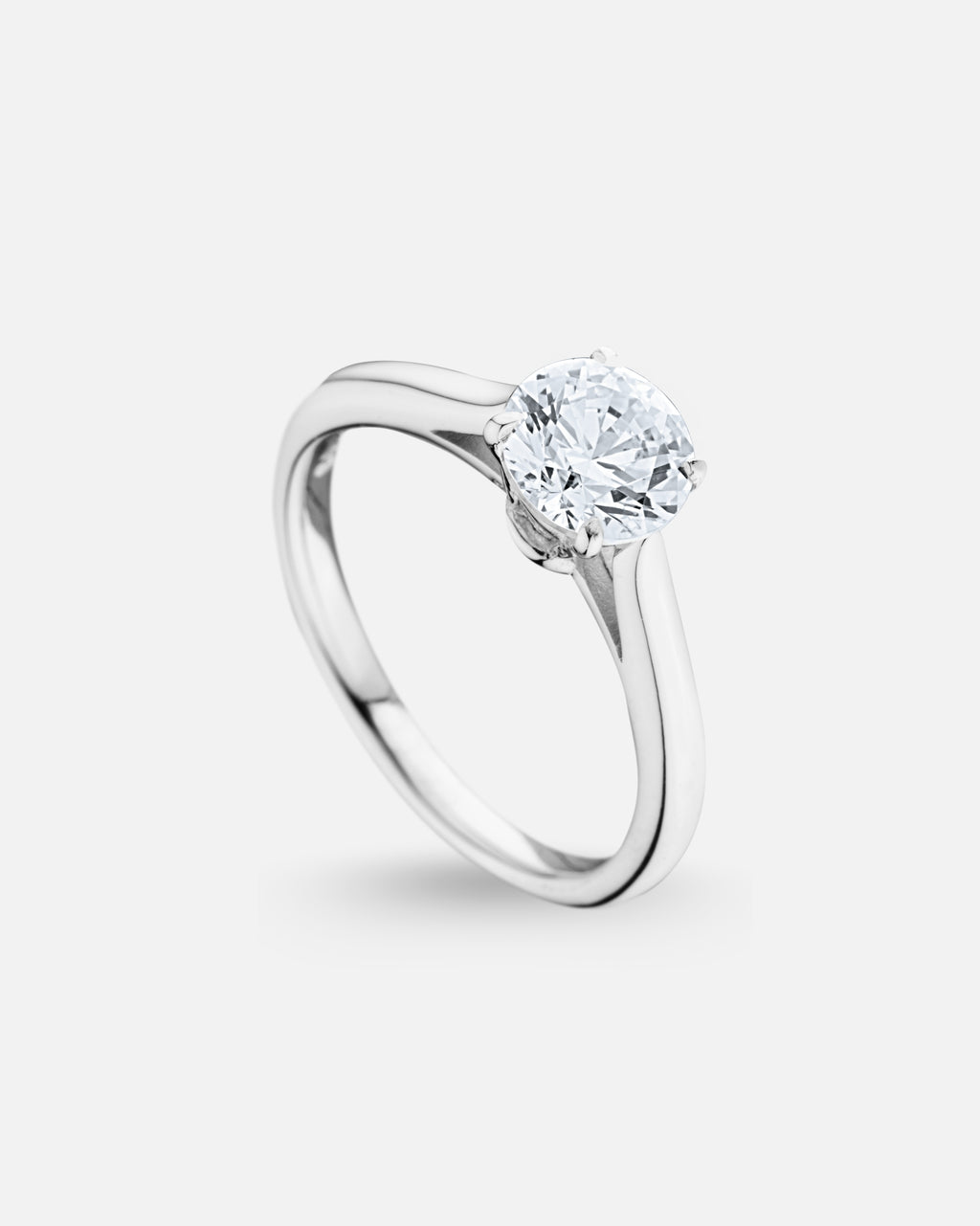 Solitaire Ring – 925 Silver