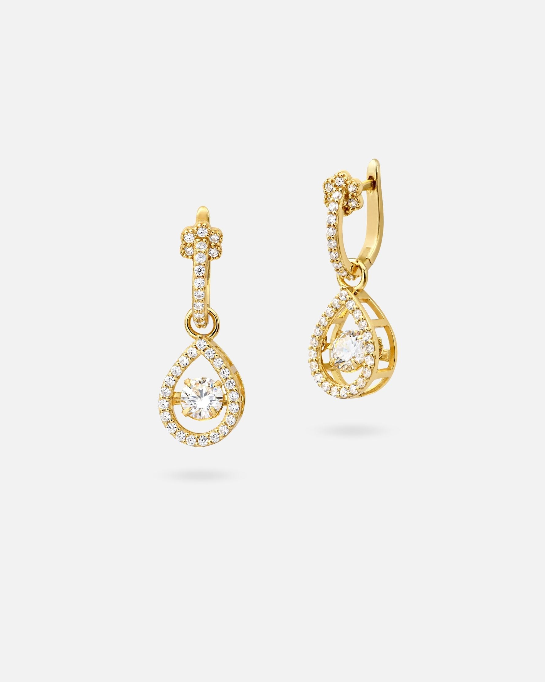Boucles d’oreilles Dancing Stone Goutte