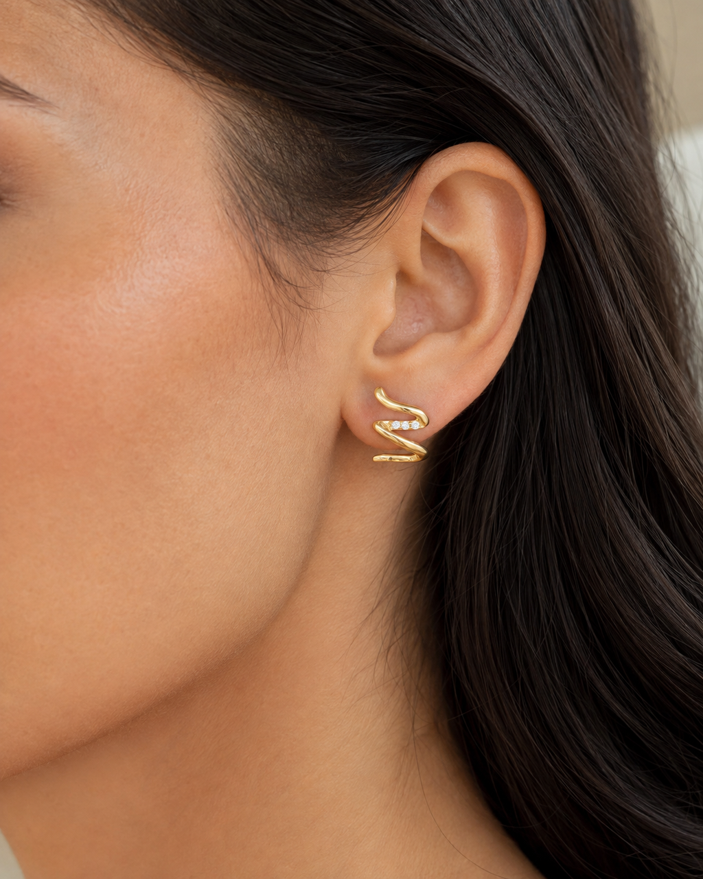 Boucles d’oreilles puces Heartbeat