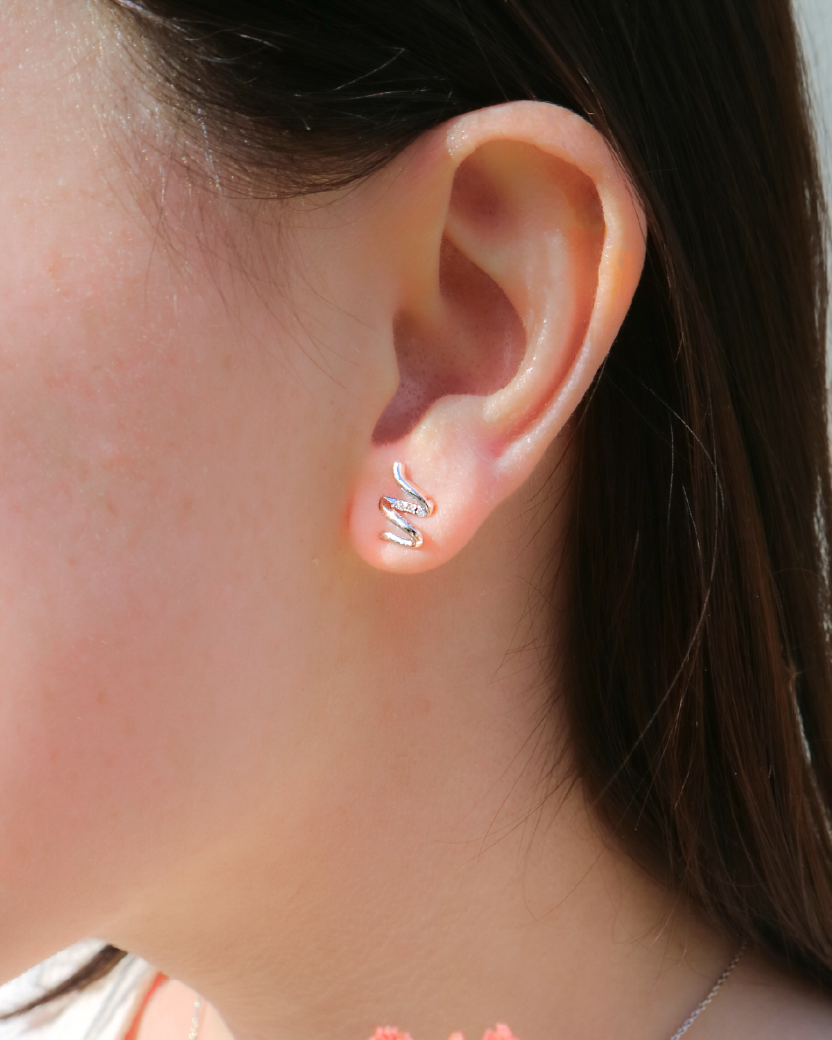 Boucles d’oreilles puces Heartbeat