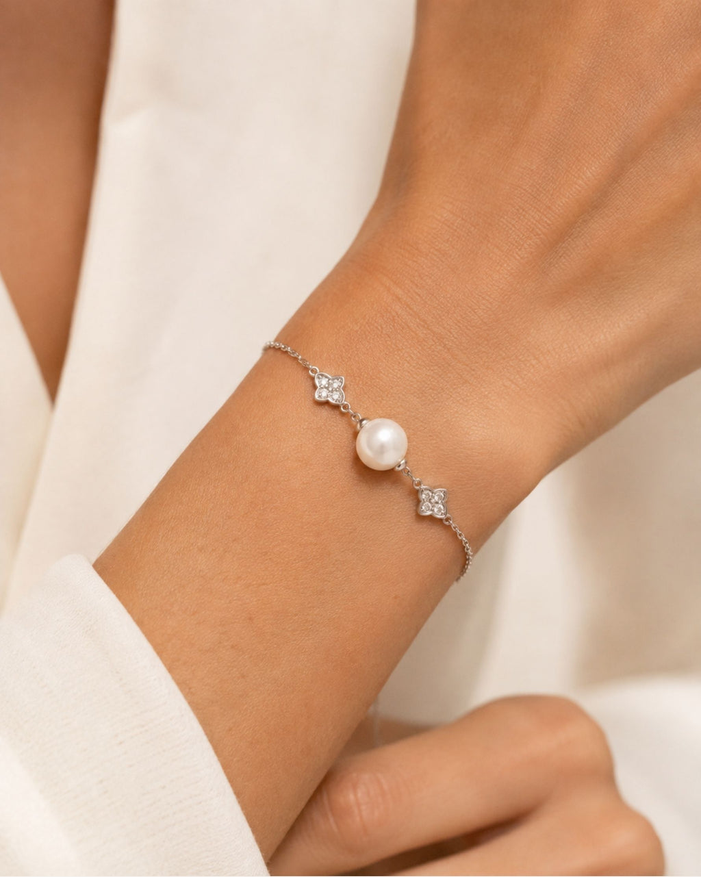 Bracelet Pureté Perle & Éclat