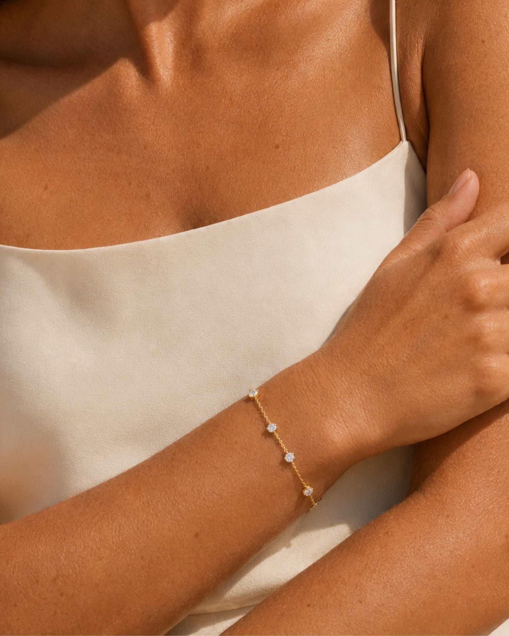 Flora Bracelet – Gold-plated 925 Silver