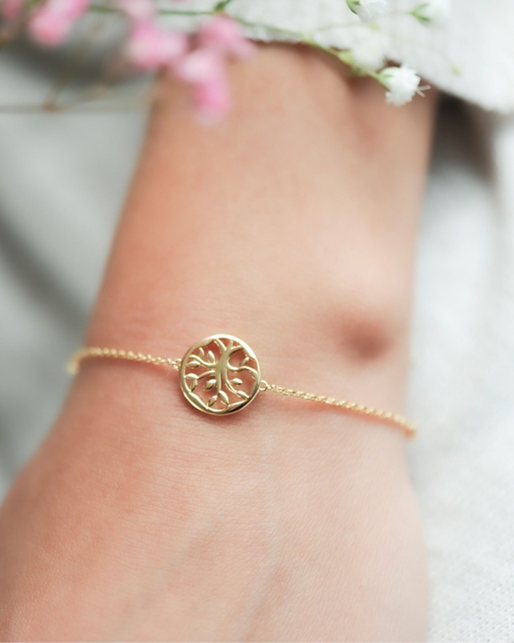 Flora Bracelet – Gold-plated 925 Silver