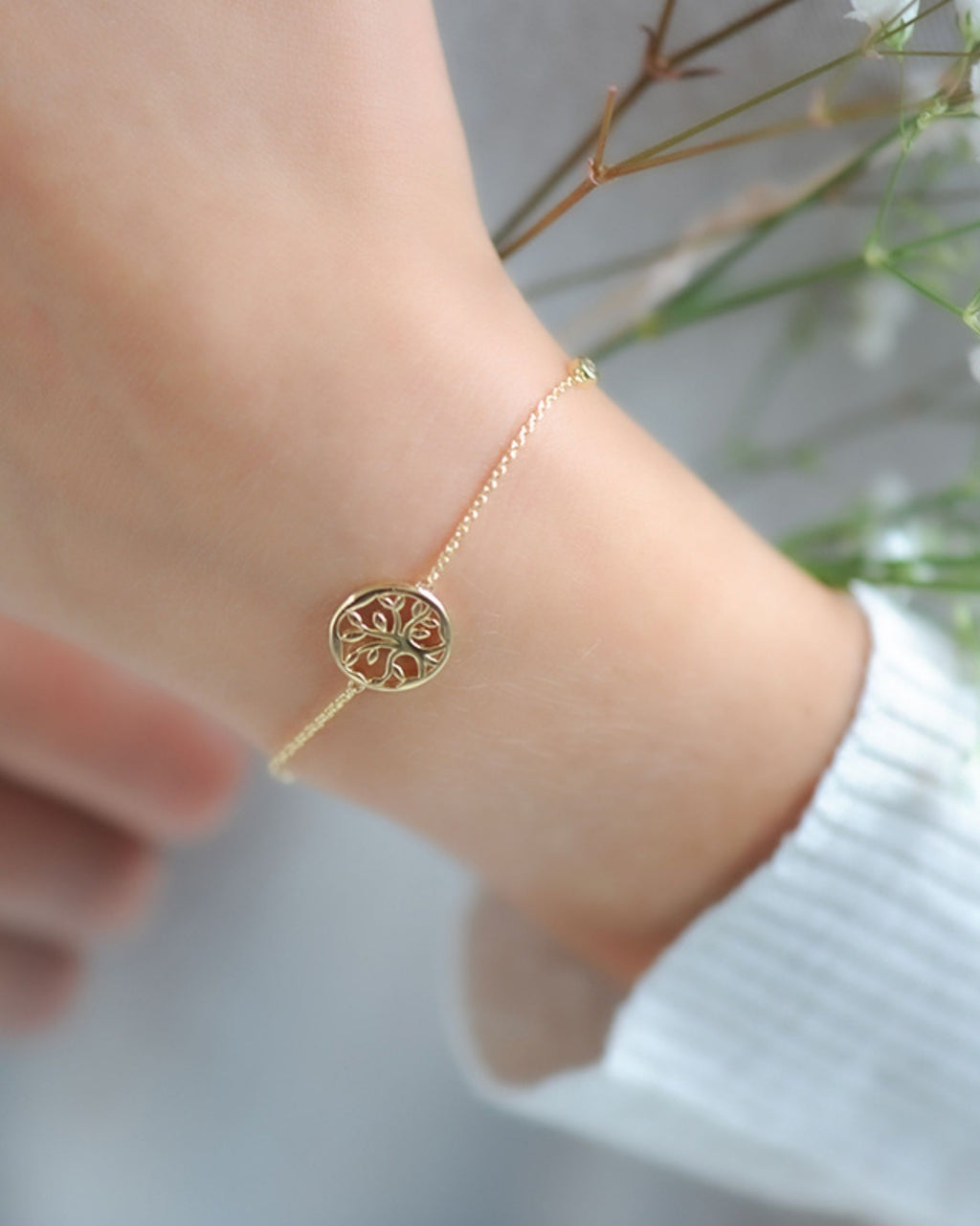 Flora Bracelet – Gold-plated 925 Silver