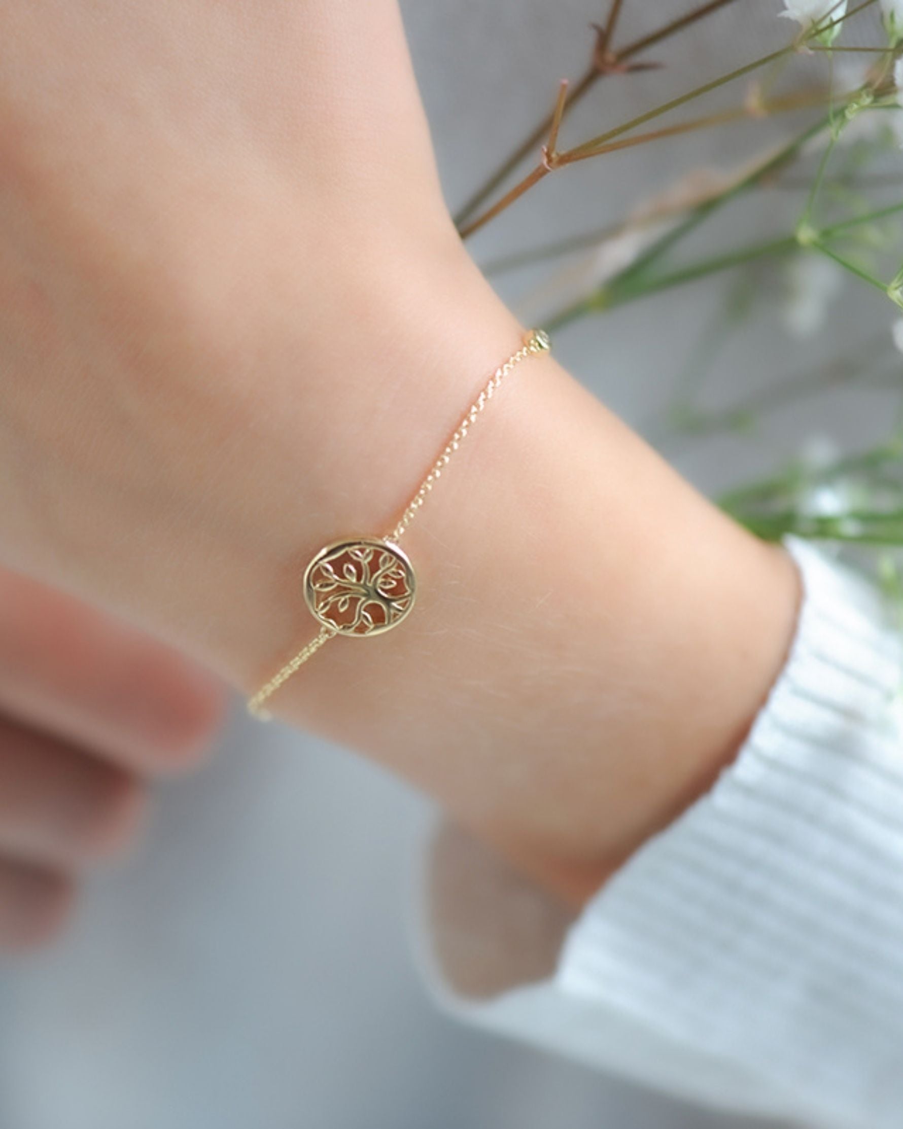 Flora Bracelet – Gold-plated 925 Silver