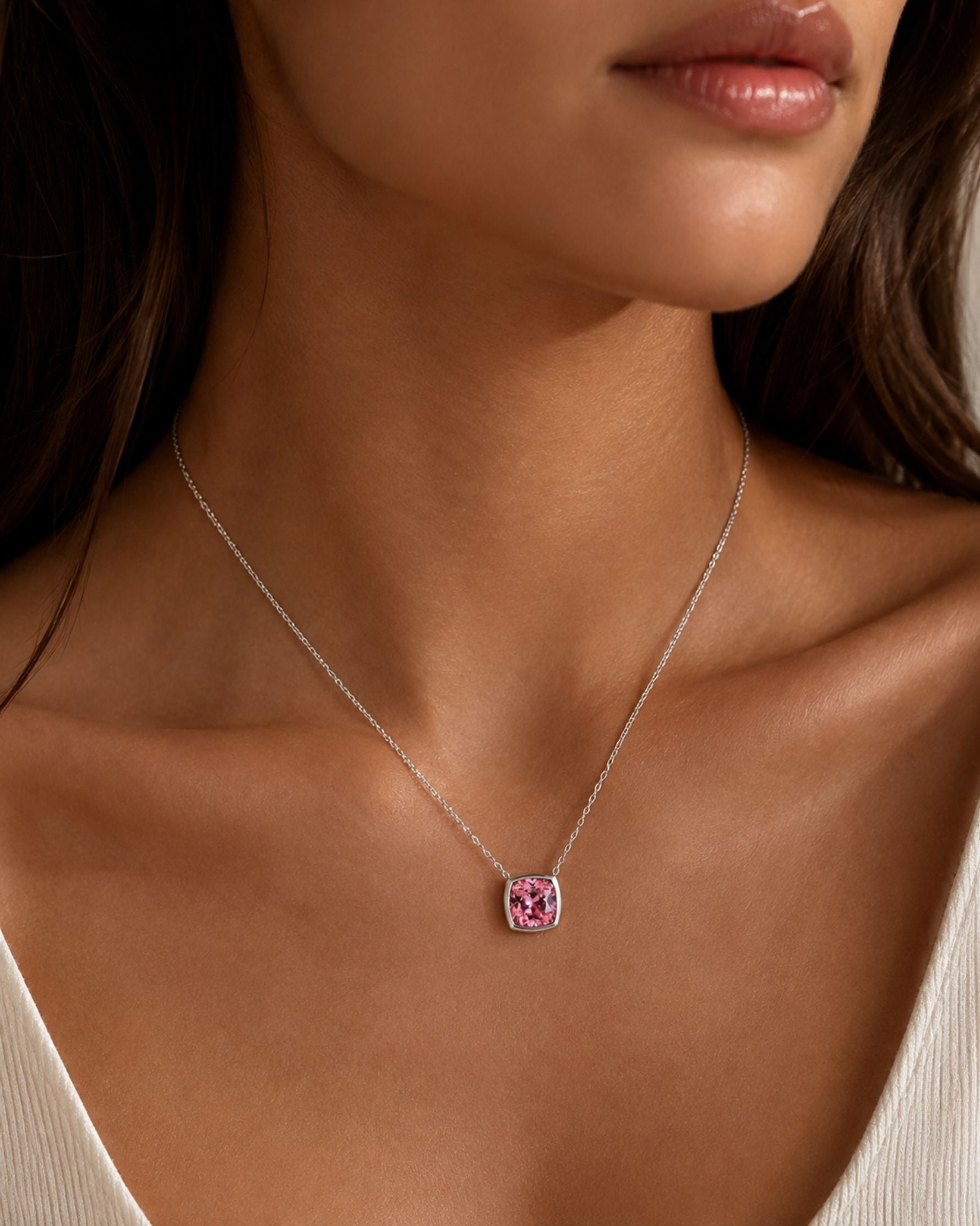Collier pendentif Escapade Rose