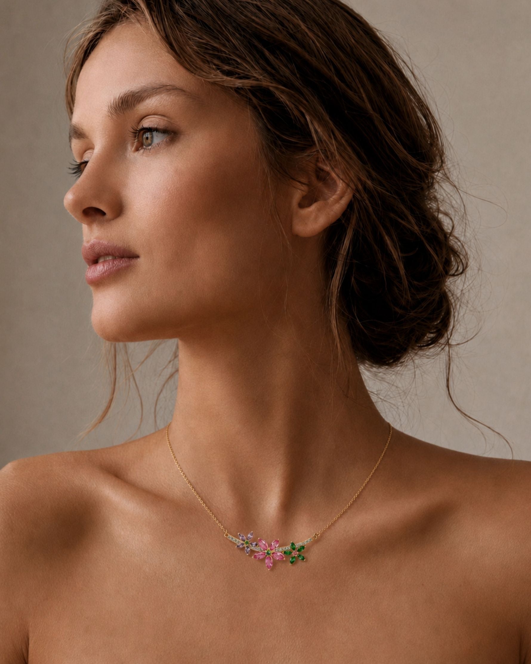 Collier Jardin Fleuri