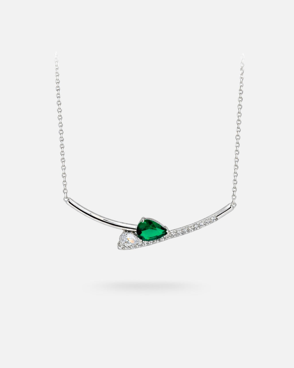 Collier Émeraude Duo